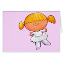 Ballerina Girl - Customize cards