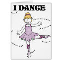 Ballerina Girl I Dance cards by toddlersplace Ballerina Girl I Dance cards