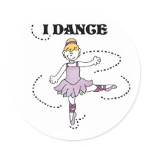Ballerina Girl I Dance stickers