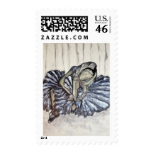 Ballerina Girl Stamps