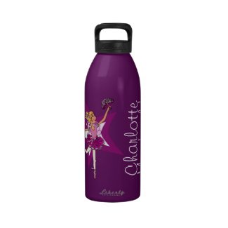 Ballerina girls named purple drinks bottle drinking bottles
