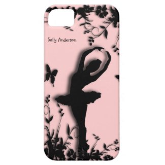 Ballerina in Garden Pink Personal iPhone 5 Case