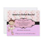 Ballerina Personalized Invites