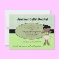 Ballerina einladungen
