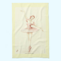 Ballerina kitchen towels