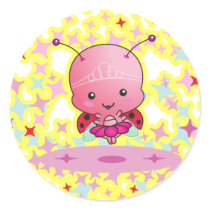 Ballerina Ladybug Sticker stickers
