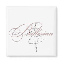 Ballerina Refrigerator Magnets