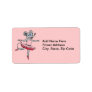 Ballerina Mouse Personalized Address Labels