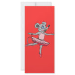 Ballerina Mouse Custom Rack Cards