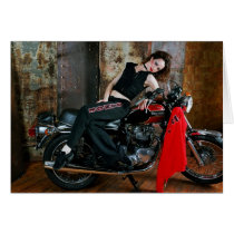 Ballerina on a Bike 2 cards