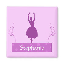 Ballerina Personalized Magnet