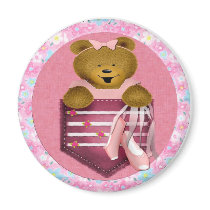 Ballerina Pocket Bear magnets