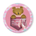 Ballerina Pocket Bear magnets by nextstopitaly Ballerina Pocket Bear magnets