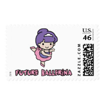 Ballerina Postage Stamp