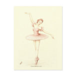Ballerina Postcard