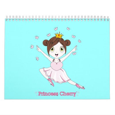 Ballerina Princess Cherry™ Calendar by CUTEbrandsOFFICE