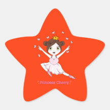 Ballerina Princess Cherry™ Sticker