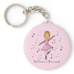 Ballerina Princess Keychain