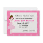 Ballerina Princess Party Personalized Invitations