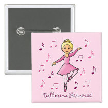 Ballerina Princess buttons