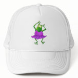 Ballerina Purple Tutu Dancing Frog hats