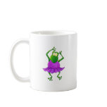 Ballerina Purple Tutu Dancing Frog Mugs