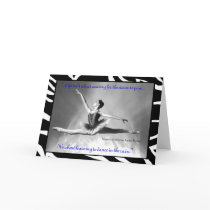 Ballerina Rachel Phillips Card