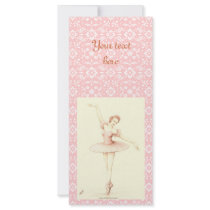 Ballerina Custom Rack Card