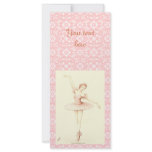 Ballerina rack cards