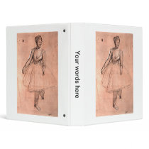 Ballerina sketch by Degas pretty ballet dancer art Binders