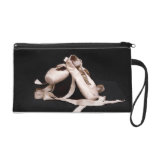 Ballerina Slippers Dance Wristlet Bag