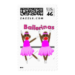 Ballerina Sock Monkeys--Adorable Design Postage