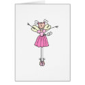 Ballerina Stick Figure Two Card by stick_figures Ballerina Stick Figure Two Card
