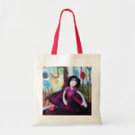 Ballerina tote canvas bag