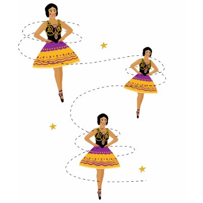 Ballerina T Shirt by NightOwlZazzle