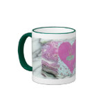 Ballerina Turning in Pink Heart Mug