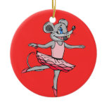 Ballerina use christmas ornament