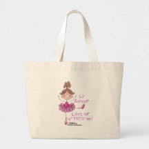 Ballerina with ATUTUde Canvas Bag