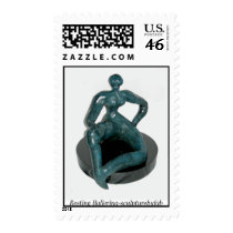 ballerinab1, Resting Ballerina-sculpturebyfab postage