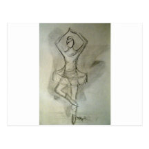 ballerinaGesture Postcards