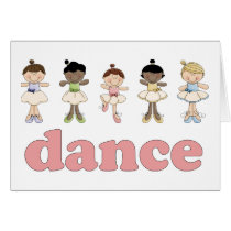 Ballerinas Dance cards