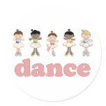 Ballerinas Dance Stickers