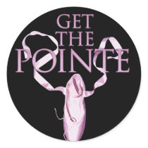 Ballerinas Get the Pointe stickers