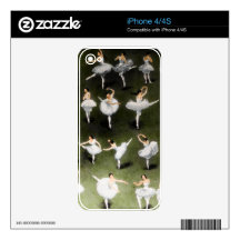Ballerinas iPhone Skin Decal For The iPhone 4S