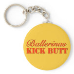 Ballerinas Kick Butt Keychain