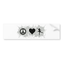 Ballet 5 bumper sticker