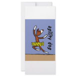 ballet agility dog custom rack card