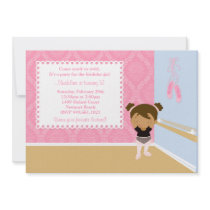Ballet Birthday Party Invitation