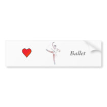 Ballet bumper stickers by catchthenextwave Ballet bumper stickers