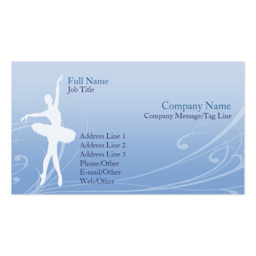 Ballet Business Card